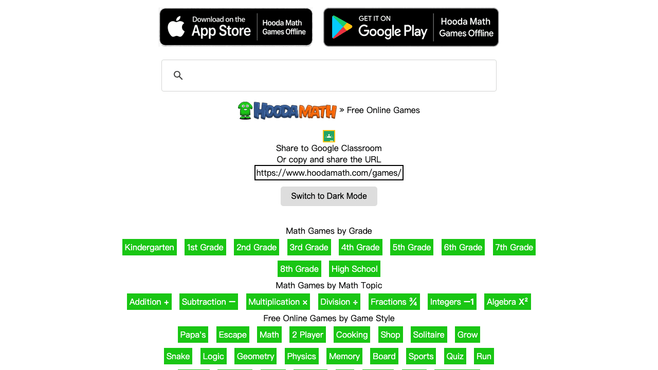 Hooda Math Games