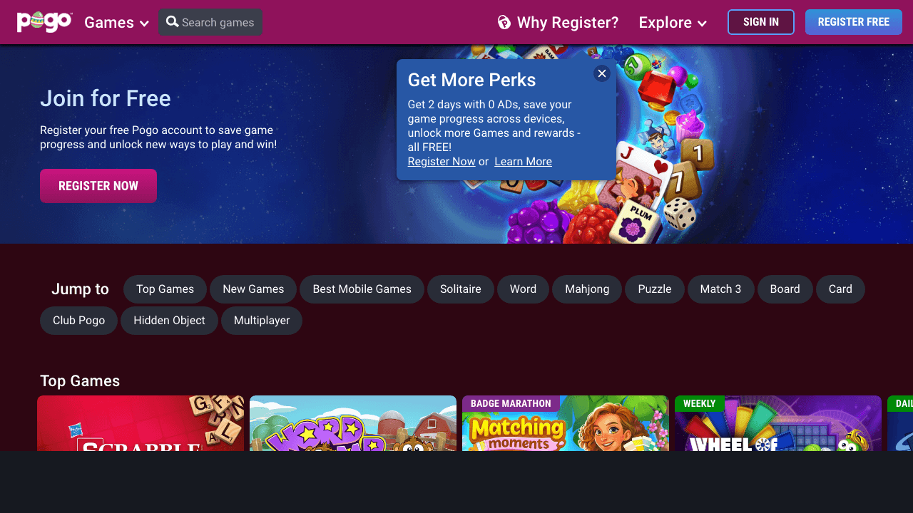 Pogo - Free Online Games