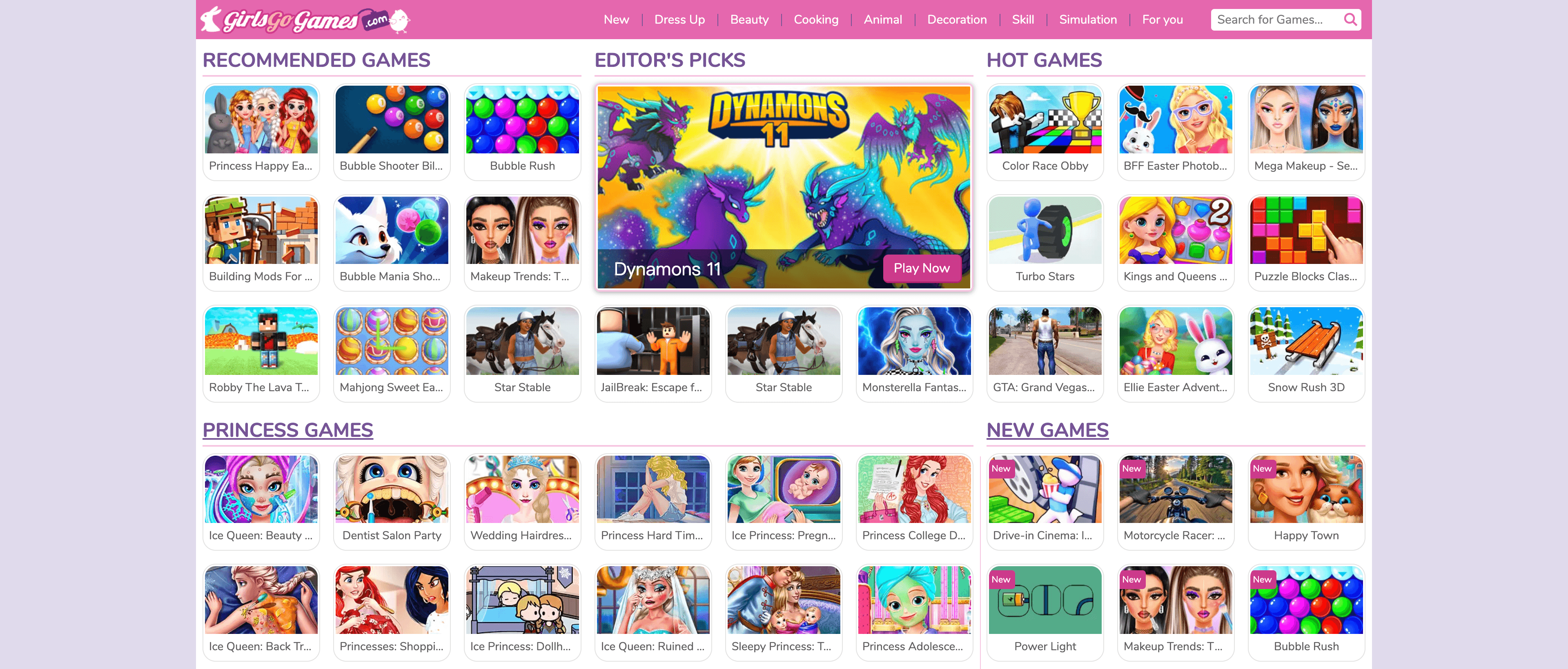 Girls games