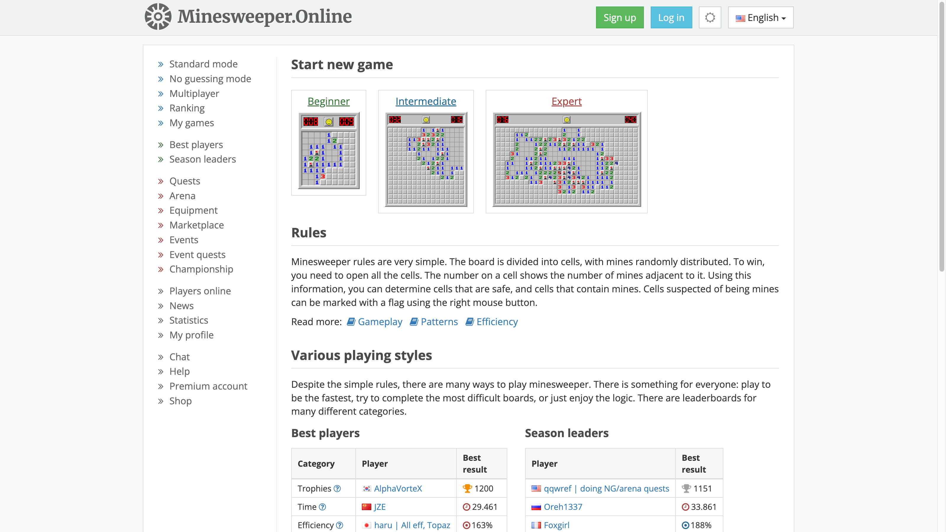 Minesweeper Online